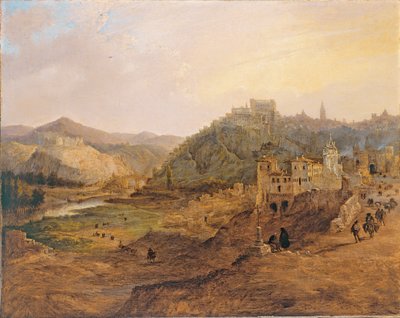 General View of Toledo from the Cross of the Canons by Jenaro Pérez Villaamil